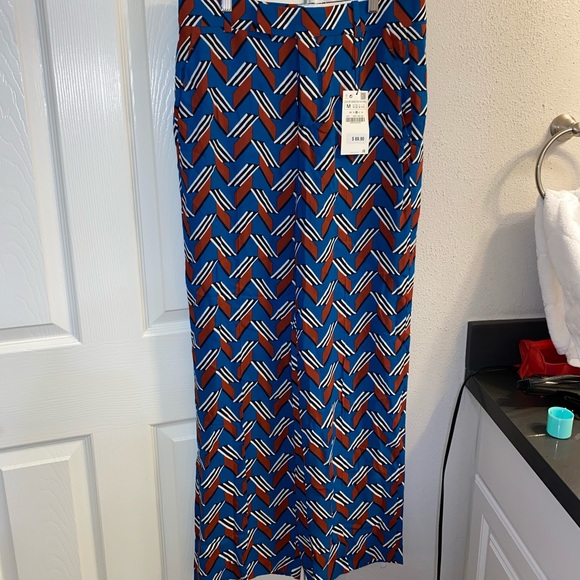 Zara Pants - Blue, Orange, White, Black Zara Woman Pants